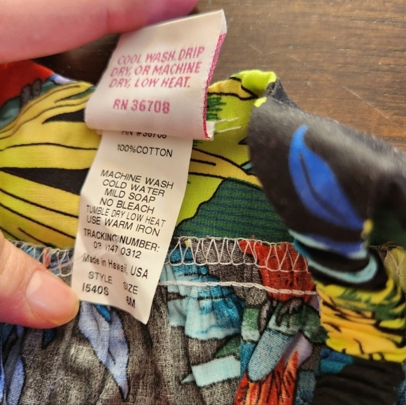 RJC Paradise Parrots Infant Toddler Bungee Dress With Bloomers In Black - Picture 3 of 8